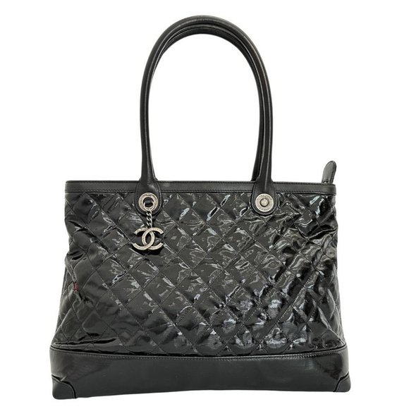 CHANEL Matelasse Tote Bag Cambon black Patent leather Women - Picture 1 of 8